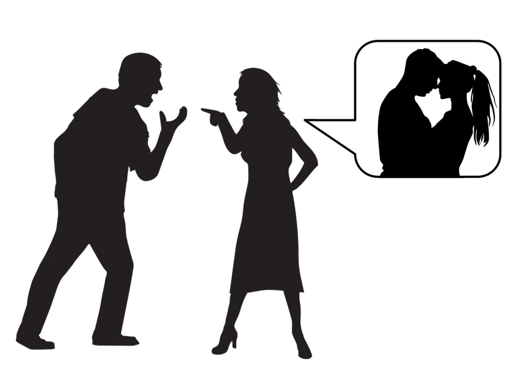 jealousy, infidelity, argument