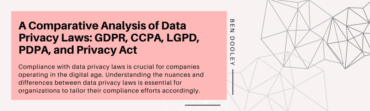 "Balancing Privacy and Protection: A Comparative Analysis of the GDPR ...